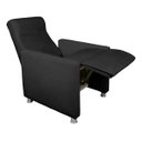 Ver imagem 6 de Poltrona Cadeira do Papai Reclinável Confortavel Veludo:Preto/Liso