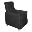 Ver imagem 5 de Poltrona Cadeira do Papai Reclinável Confortavel Veludo:Preto/Liso