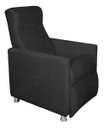 Ver imagem 5 de Poltrona Cadeira do Papai Reclinável Confortavel Veludo:Preto/Liso