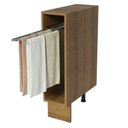 Ver imagem 3 de Balcão Porta-Pano Madesa para Cozinhas Lux, Glamy e Stella 20 x 60 cm (Sem Tampo) Rustic Cor:Rustic