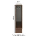 Ver imagem 2 de Balcão Porta-Pano Madesa para Cozinhas Lux, Glamy e Stella 20 x 60 cm (Sem Tampo) Rustic Cor:Rustic