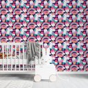 Ver imagem 3 de Papel de Parede Adesivo Unicórnio Arco-íris Comida 2,80m