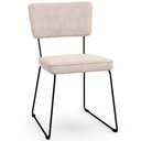 Ver imagem 3 de Kit 06 Cadeiras Decorativas Para Sala De Jantar Allana L02 Suede Bege - Lyam Decor