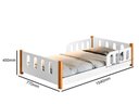 Ver imagem 3 de Cama Montessoriana Infantil com Grade de Proteção Camila Branco com 2 Luminárias e Colchão - Divalot
