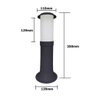 Poste Balizador Luminária Casa Jardim 35cm Branco Kit 6 - 5