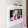 Painel Star Tv 32" Prateleira Superior Inferior 90x90 Decoração Sala Estar Quarto Recepção Branco - 4