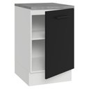 Ver imagem 6 de Balcão de Cozinha 50cm 1 Porta Branco/preto Agata Madesa