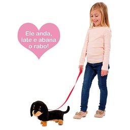 Pelúcia Interativa - Adotados - Cachorro Salsicha - Fun Divirta-se - 6