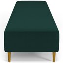 Ver imagem 4 de Puff Decorativo Bali W01 Pés Palito 210x60cm Bouclê Verde - Lyam Decor