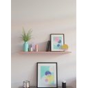Ver imagem 1 de Prateleira 150cm Mdf Rosa Dallas - On Móveis