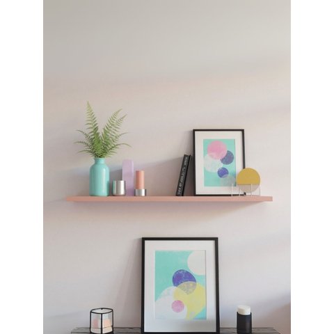 Prateleira 150cm Mdf Rosa Dallas - On Móveis