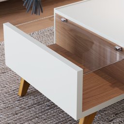 Kit Cristaleira Aparador Mesa de Centro Rebeca e Espelho Adnet 67cm C05 Off White/Freijó - Mpozenato - 20 Kit Cristaleira Aparador Mesa de Centro Rebeca e Espelho Adnet 67cm C05 Off White/Freijó - Mpozenato - 20