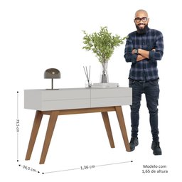 Kit Cristaleira Aparador Mesa de Centro Rebeca e Espelho Adnet 67cm C05 Off White/Freijó - Mpozenato - 13 Kit Cristaleira Aparador Mesa de Centro Rebeca e Espelho Adnet 67cm C05 Off White/Freijó - Mpozenato - 13