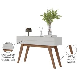 Kit Cristaleira Aparador Mesa de Centro Rebeca e Espelho Adnet 67cm C05 Off White/Freijó - Mpozenato - 9 Kit Cristaleira Aparador Mesa de Centro Rebeca e Espelho Adnet 67cm C05 Off White/Freijó - Mpozenato - 9