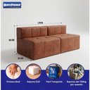 Ver imagem 6 de Sofá Modular Bello 2 Lugares 170cm Terracota Bom Pastor Móveis