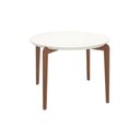 Ver imagem 5 de Mesa de Jantar 115cm Madeira Donatella 4 Lugares Vidro Redonda Cozinha