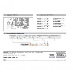 Indicador Digital P- Processo Hw7000hrr---b- 100-240vca Coel - 2