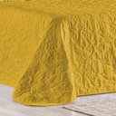 Ver imagem 3 de Cobre Leito Queen Bouti Mavie Floral 180 Fios 3 Peças - Açafrão