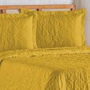 Ver imagem 2 de Cobre Leito Queen Bouti Mavie Floral 180 Fios 3 Peças - Açafrão