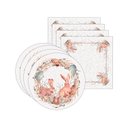 Ver imagem 1 de Kit Sousplat + Guardanapo Páscoa Classico Nsw 4 Peças sem Base