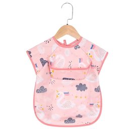Babador Regatinha Neném Proteção Dupla Impermeável Flamingo - 1
