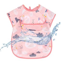 Babador Regatinha Neném Proteção Dupla Impermeável Flamingo - 2