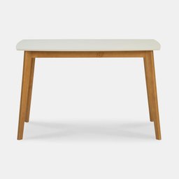 Escrivaninha para Quarto Áustria Cor Branco e Mel - 5