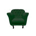 Ver imagem 7 de Kit Namoradeira + 1 Poltrona Decorativa Dália Veludo Verde