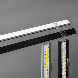 Perfil Sobrepor Led 17x7mm Branco 2x1m Applicato Ilunato - 4