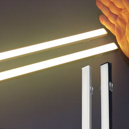 Perfil Sobrepor Led 17x7mm Branco 2x1m Applicato Ilunato - 3