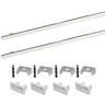 Perfil Sobrepor Led 17x7mm Branco 2x1m Applicato Ilunato - 1