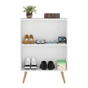 Ver imagem 5 de Sapateira 2 Portas Retrô Nina Multimóveis Branca/natural