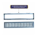 Ver imagem 3 de Kit 10 Ralo Grelha Linear e Caixilho Aço Galvanizado 10x50cm