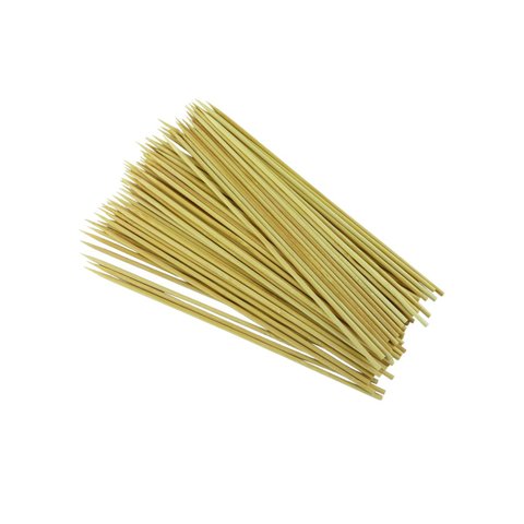 Espetos de Bambu para Churrasco Nc de 30cm X 4.5mm - 10mil