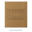 Ver imagem 6 de Painel Liso para TV 75 Polegadas Planejado 200x230cm Aruá CabeCasa MadeiraOriginals Marrom/Jatobá