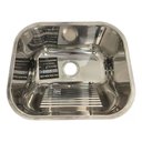 Ver imagem 1 de Cuba Tanque Pia Funcional e Moderno Aço Inox 40x40x21,5. Technox