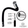 Torneira Colorida Cano Silicone Flexivel Preta Bancada C 70:preto - 5