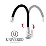 Torneira Colorida Cano Silicone Flexivel Preta Bancada C 70:preto - 7