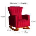Ver imagem 7 de Kit 02 Poltronas Balanço Melinda Veludo