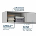 Ver imagem 4 de Ponte Modular 3 Portas de Correr Jade CabeCasa MadeiraOriginals Cinza/Urbano