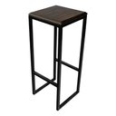 Ver imagem 2 de Kit 2 Banqueta Alta Industrial Moderna P/ Balcão Bistro Cozinha Preto