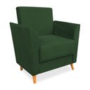 Ver imagem 4 de Poltrona de Amamentação com Puff Flavia Suede - Pallazio