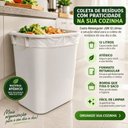Ver imagem 5 de Lixeira Cesto Retangular 12LT sem Tampa Resistente Jsn Bca
