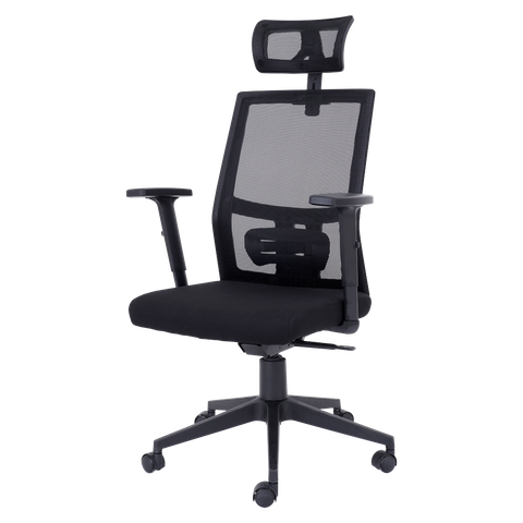 Cadeira de Escritório Presidente Flex Mesh Waw Design Base Giratória Braço e Altura Ajustável