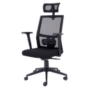 Ver imagem 1 de Cadeira de Escritório Presidente Flex Mesh Waw Design Base Giratória Braço e Altura Ajustável