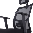 Ver imagem 5 de Cadeira de Escritório Presidente Flex Mesh Waw Design Base Giratória Braço e Altura Ajustável