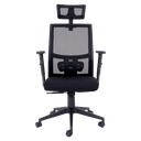 Ver imagem 4 de Cadeira de Escritório Presidente Flex Mesh Waw Design Base Giratória Braço e Altura Ajustável