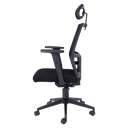 Ver imagem 2 de Cadeira de Escritório Presidente Flex Mesh Waw Design Base Giratória Braço e Altura Ajustável
