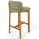 Ver imagem 7 de Banqueta Alta para Cozinha Sala de Jantar Bar Dara L02 Bouclê Oliva - Lyam Decor