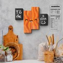 Ver imagem 2 de Tô de Bacon a Vida - Quadro ou Placa Decorativa com X Peças É Decoração Quadros e Placas Decorativas